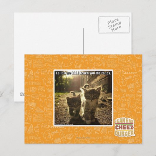 Volg mij Kind Briefkaart (Voorkant / Achterkant)