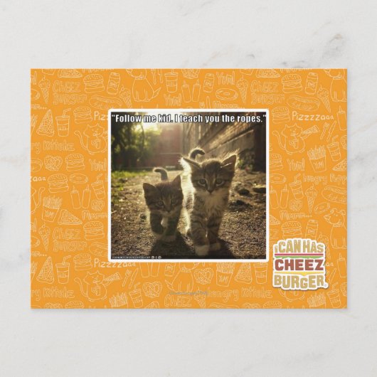 Volg mij Kind Briefkaart (Voorkant)