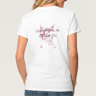 Volg mij niet, ik ben ook verdwaald t-shirt