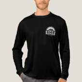 Volg mij op een Star Party Tri-Blend Shirt (Voorkant volledig)