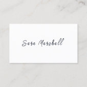 Volg mij op Instagram Visitekaartje (Achterkant)