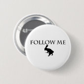 Volg mij ronde button 5,7 cm (Voorkant /achterkant)