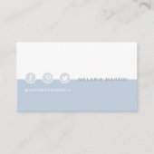 Volg mij Social Media Modern Trendy & Minimal Visitekaartje (Voorkant)