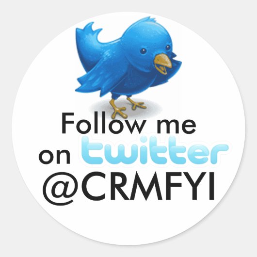 Volg mij sticker (Voorkant)