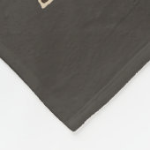 Volg mijn eigen ritme fleece deken (Hoek)