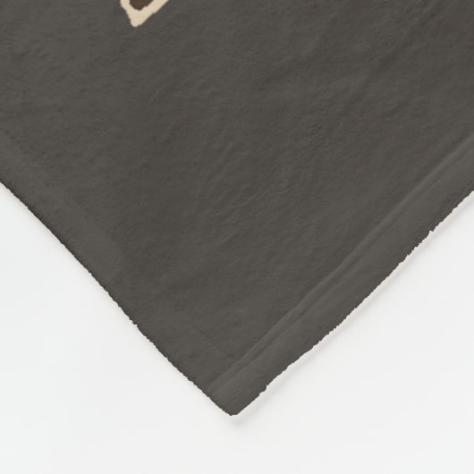 Volg mijn eigen ritme fleece deken (Hoek)