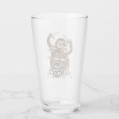 Volg mijn eigen ritme glas (Achterkant)