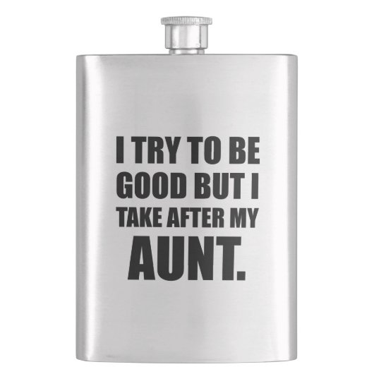 Volg mijn tante Funny Flacon (Voorkant)