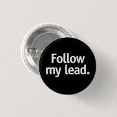 Volg mijn voorbeeld. ronde button 3,2 cm (Voorkant /achterkant)