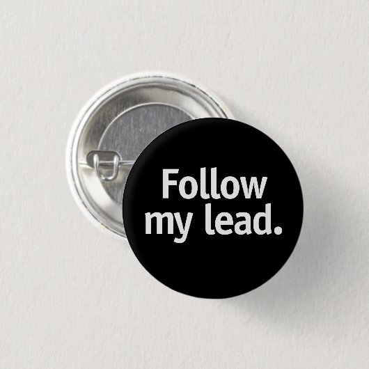 Volg mijn voorbeeld. ronde button 3,2 cm (Voorkant /achterkant)