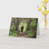 Volg niet waar het pad naar toe kan leiden kaart (Gele Bloem)