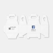 Volg ons facebook gebruikersnaam social media QR t Bedankdoosjes (Uitgevouwen)