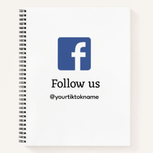 volg ons facebook gebruikersnaam social media QR t Notitieboek