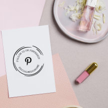 Volg ons/mij op Pinterest, Social Media