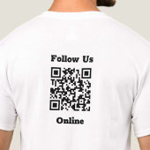 Volg ons Online Bericht met QR Code T-Shirt