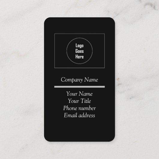 Volg ons op Social Media QR Code Black Visitekaartje (Achterkant)