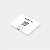 Volg ons op sociale media scan QR-code om te volge Post-it® Notes (Schuin)