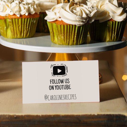 Volg ons op Youtube, sociale media Rubberstempel