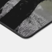 Volg Paarse graspad artistiek fotoontwerp Bureaumat (Hoek)