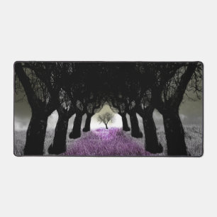 Volg Paarse graspad artistiek fotoontwerp Bureaumat