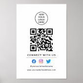 Volg QR-code om contact met ons op te nemen Jouw l Poster (Voorkant)