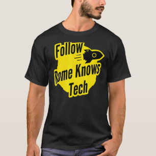 Volg Rome Knows Tech Rocket 888 romeknowstech li T-shirt