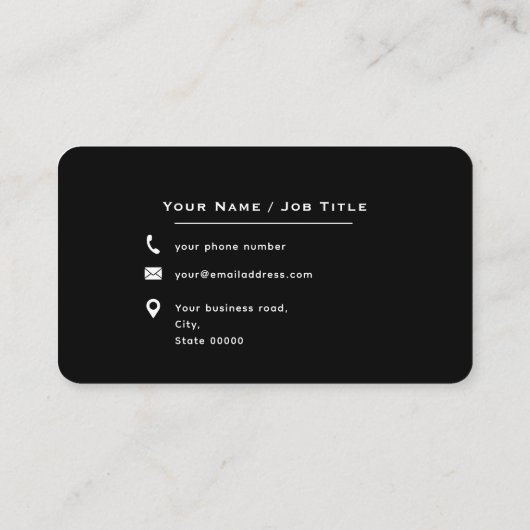 Volg Scan om verbinding te maken met ons QR-code z Visitekaartje (Achterkant)