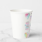 Volg uw binnenste rugleuning papieren bekers (Rechts)