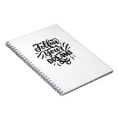VOLG UW DREAMS NOTITIEBOEK (Rechterzijde)