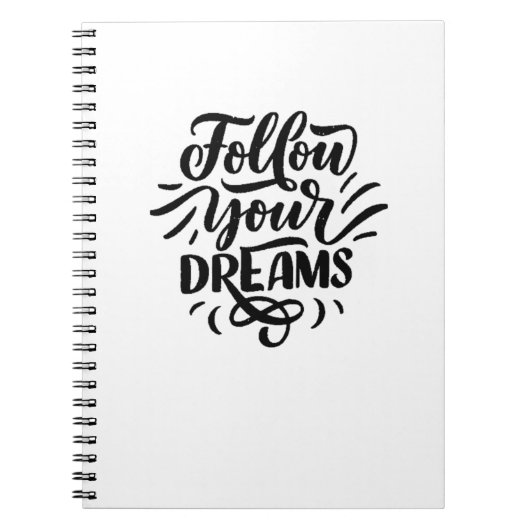 VOLG UW DREAMS NOTITIEBOEK (Voorkant)