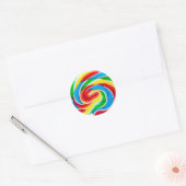 VOLG UW DREAMS RONDE STICKER (Envelop)