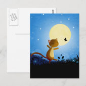 Volg uw dromen briefkaart (Voorkant / Achterkant)