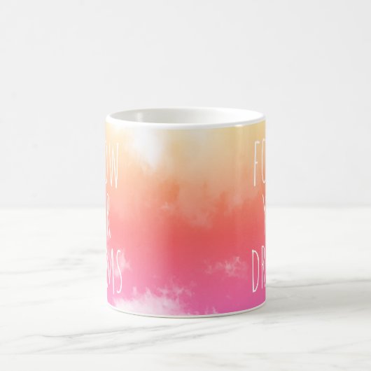 Volg uw dromen Inspirerend prijsopgave Mok (Center)