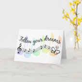 Volg Uw Dromen Kaart (Gele Bloem)