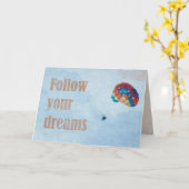 Volg uw Dromen Kaart (Gele Bloem)