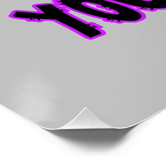 Volg uw dromen - zwarte kat Jack-O-Lantern Perfect Poster (Hoek)