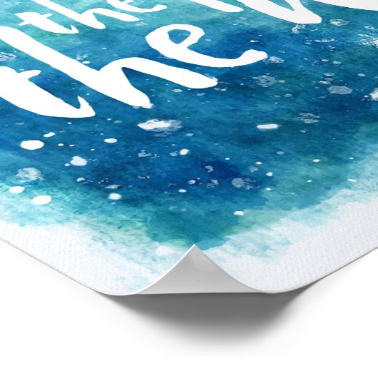 Volg uw droomcitaat poster (Hoek)