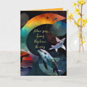 Volg uw droomgroet Afstuderen Kaart (Gele Bloem)