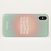 Volg uw droompasta Motivatie verloop Case-Mate iPhone Case (Achterkant (horizontaal))