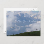 Volg uw eigen dromen-briefkaarten briefkaart (Voorkant / Achterkant)