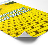 VOLG UW EIGEN GELLOW BRICK ROAD POSTER (Hoek)