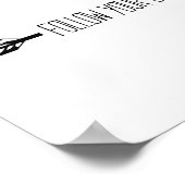 Volg uw eigen pad-Pijl Poster (Hoek)
