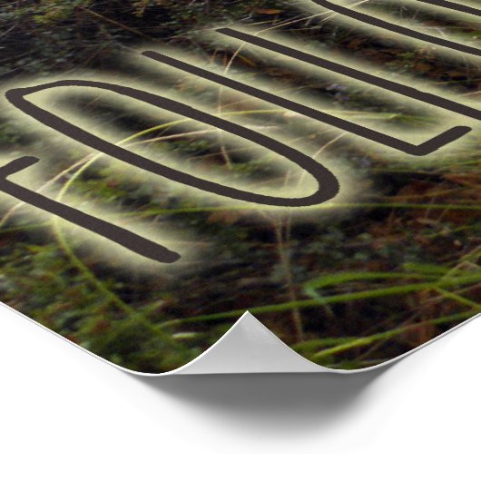 Volg uw eigen pad poster (Hoek)