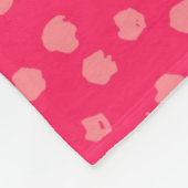 Volg uw hart 3 fleece deken (Hoek)