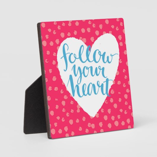 Volg uw hart 3 fotoplaat (Voorkant)