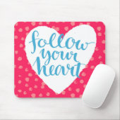Volg uw hart 3 muismat (Met muis)