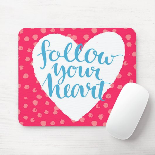 Volg uw hart 3 muismat (Met muis)