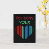 VOLG UW HART KAART (Gele Bloem)