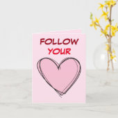 VOLG UW HART KAART (Gele Bloem)