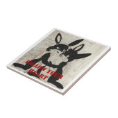 Volg uw hart keramische tegel tegeltje (Zijkant)